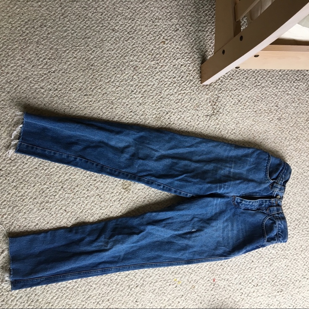 vintage high waisted lawman mom jeans